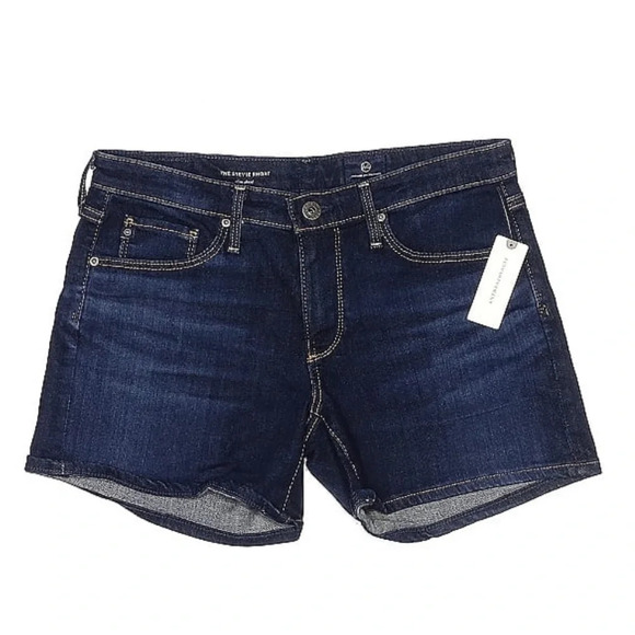 AG Stevie Short Women’s 26 Dark Wash Denim Shorts NWT - Picture 2 of 8